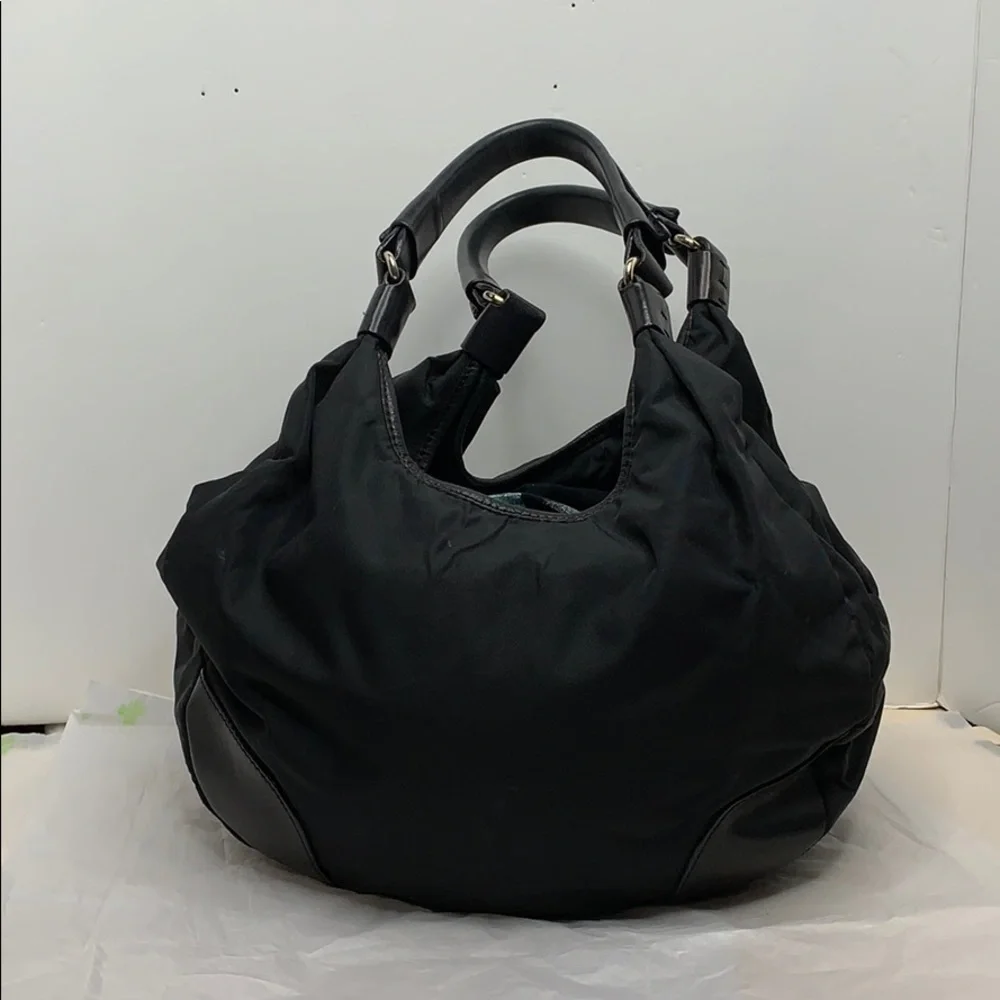 Kate Spade ♠️ signature nylon and leather hobo